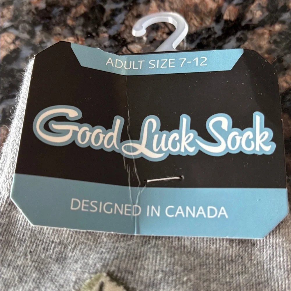Fun & Good Luck Socks Men’s Cotton Blend Gray Books Geometric Pattern NWT 10-13 - Picture 3 of 8